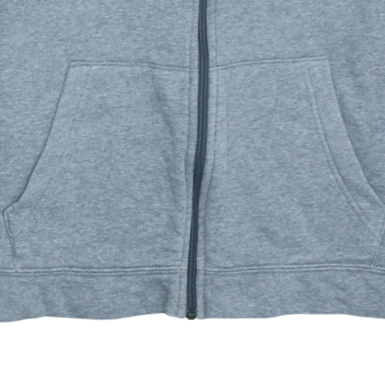 Nike Boys Grey Full Zip Hoodie XL (158-170cm) Cotton Blend Casual