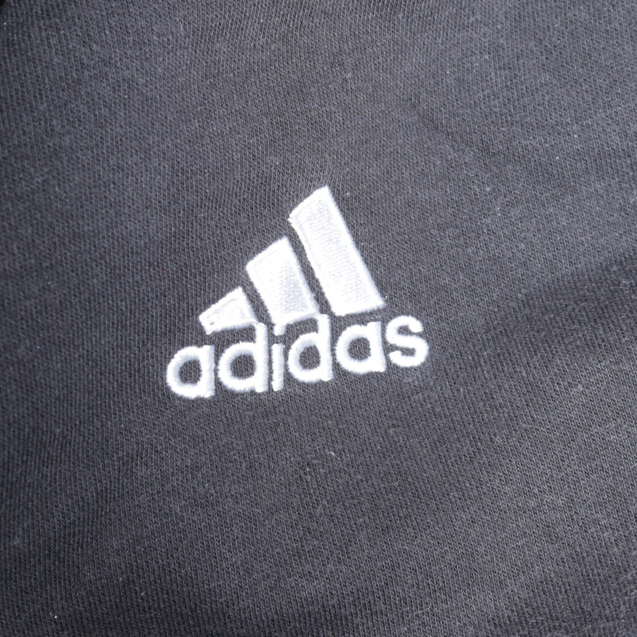 Adidas Men's Black XL Pullover Hoodie with Logo Detail