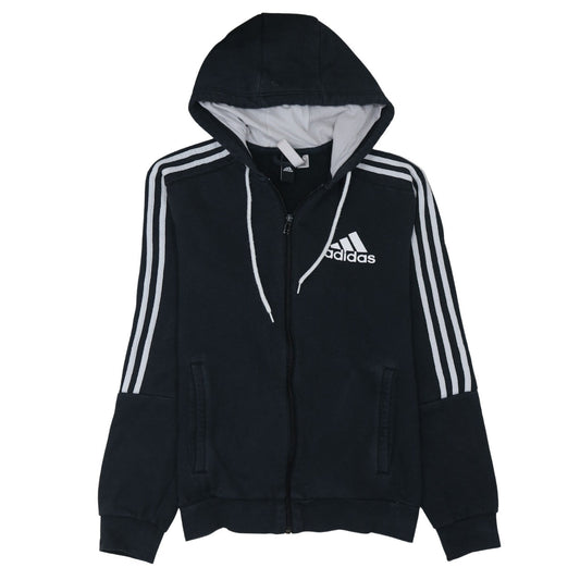 Adidas Mens Black Full Zip Hoodie M Classic Sportswear