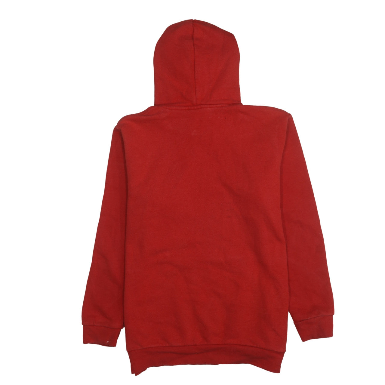 Adidas Men's Red Pullover Hoodie Size L Regular Fit Sports Sweatshirt