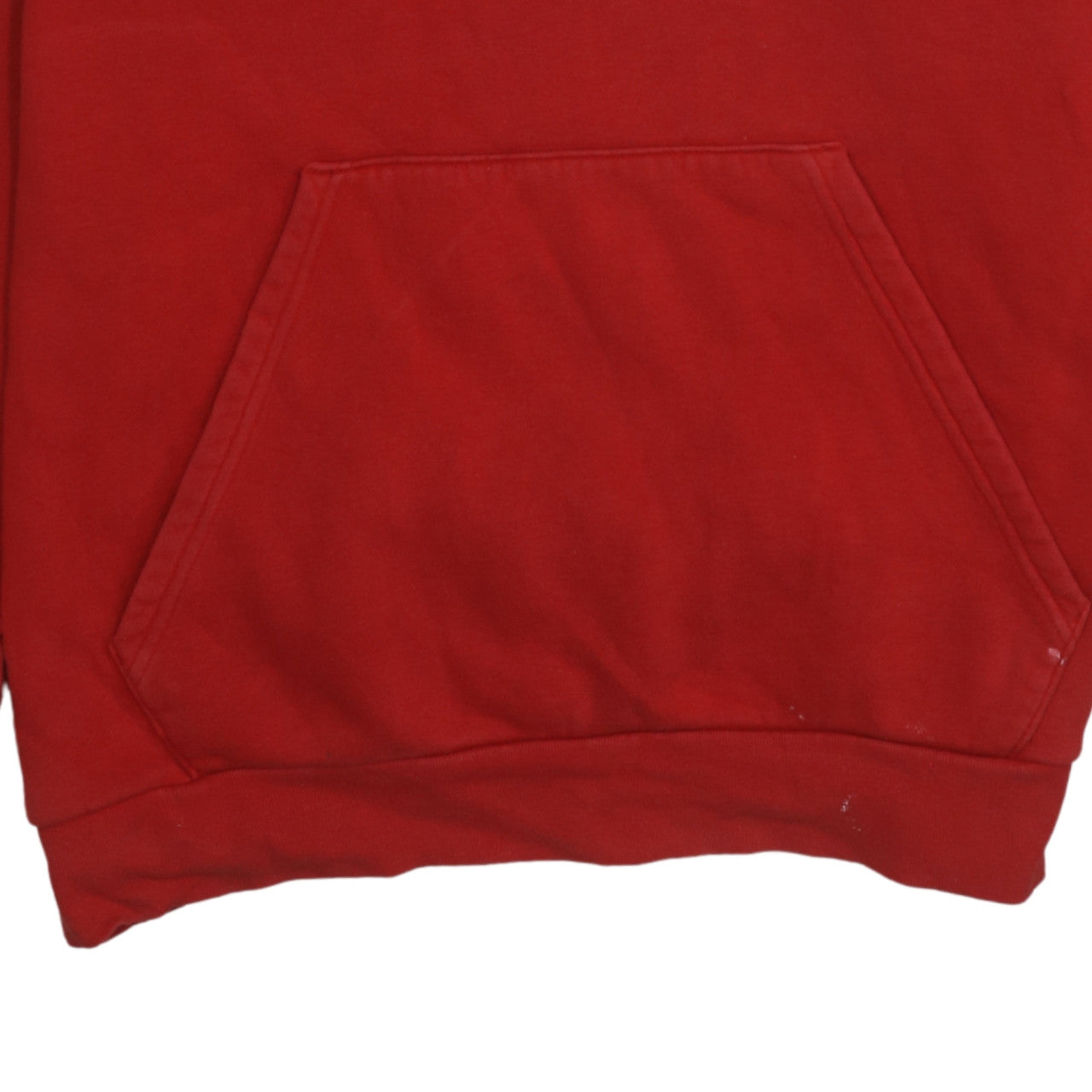 Adidas Men's Red Pullover Hoodie Size L Regular Fit Sports Sweatshirt