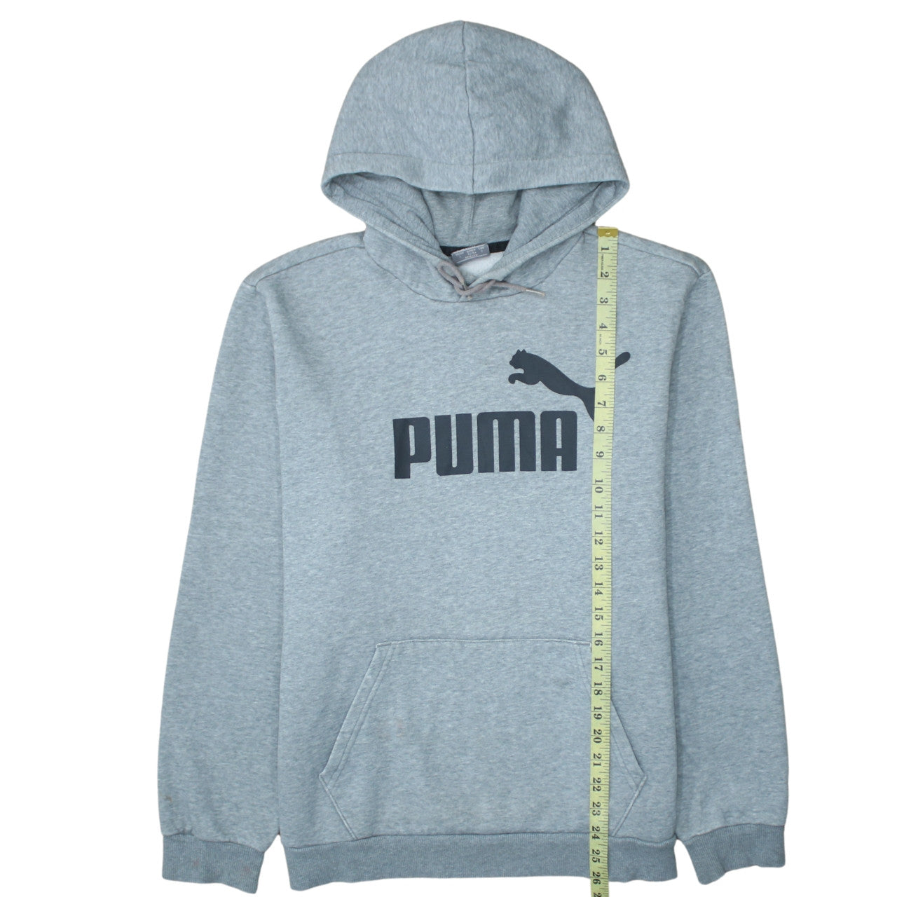 Puma Mens Grey Pullover Hoodie L Regular Fit Sportswear