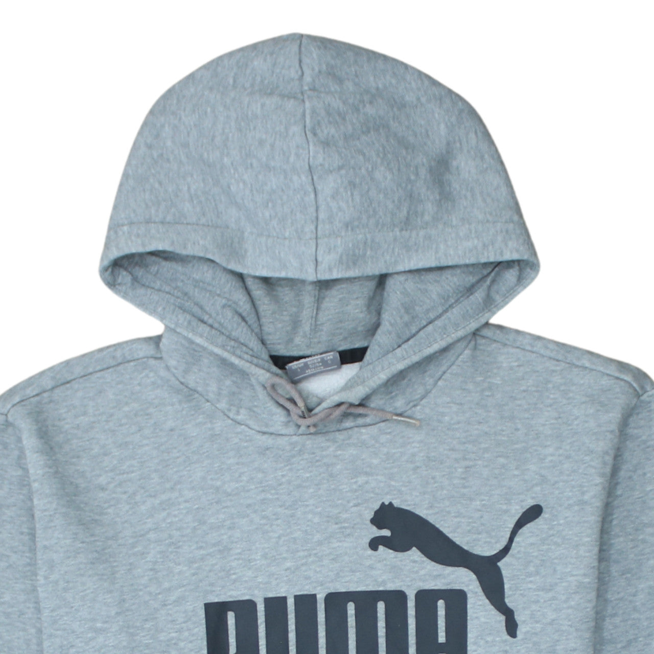 Puma Mens Grey Pullover Hoodie L Regular Fit Sportswear
