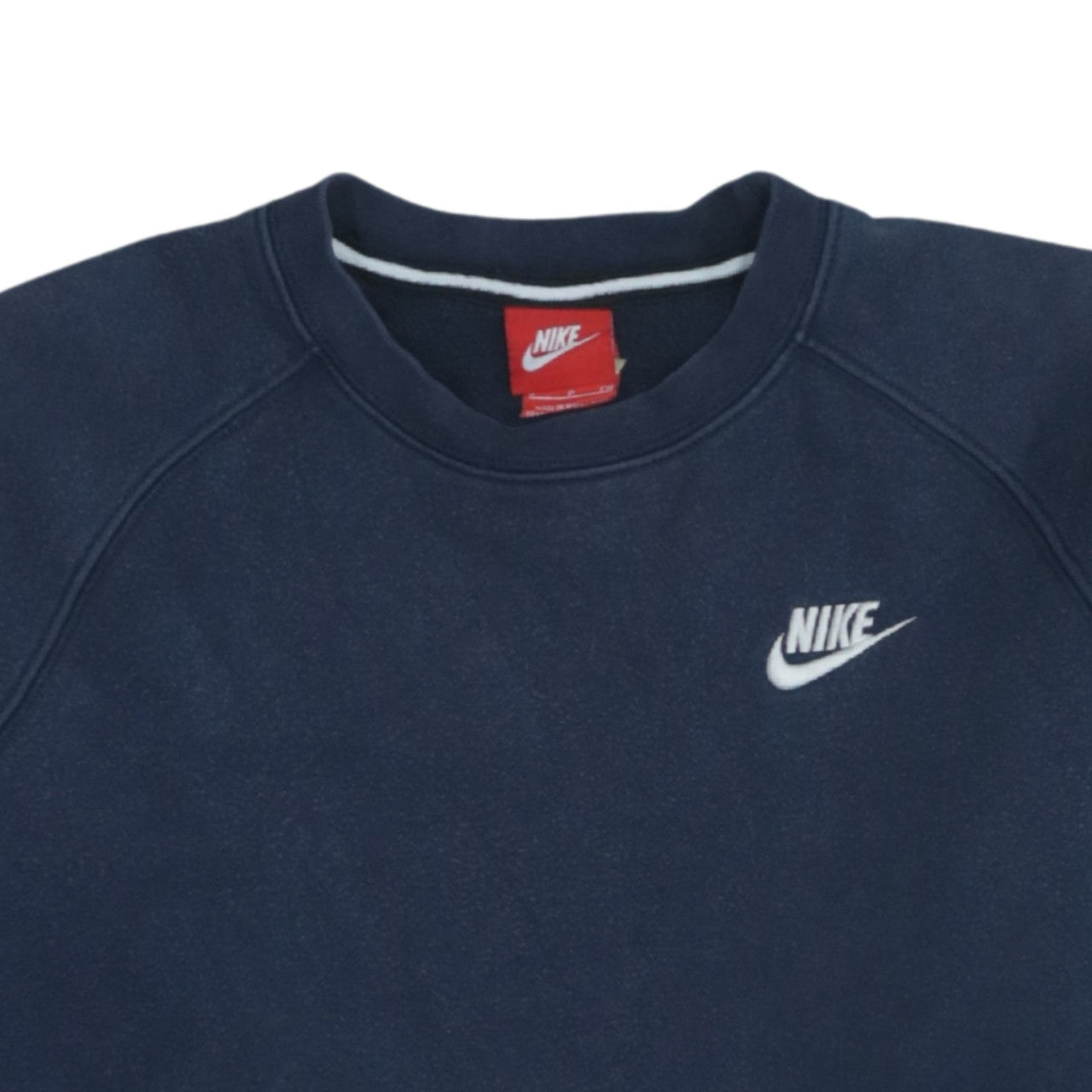 Nike Men's Blue Small Pullover Sweatshirt Crew Neck Fleece Regular Fit