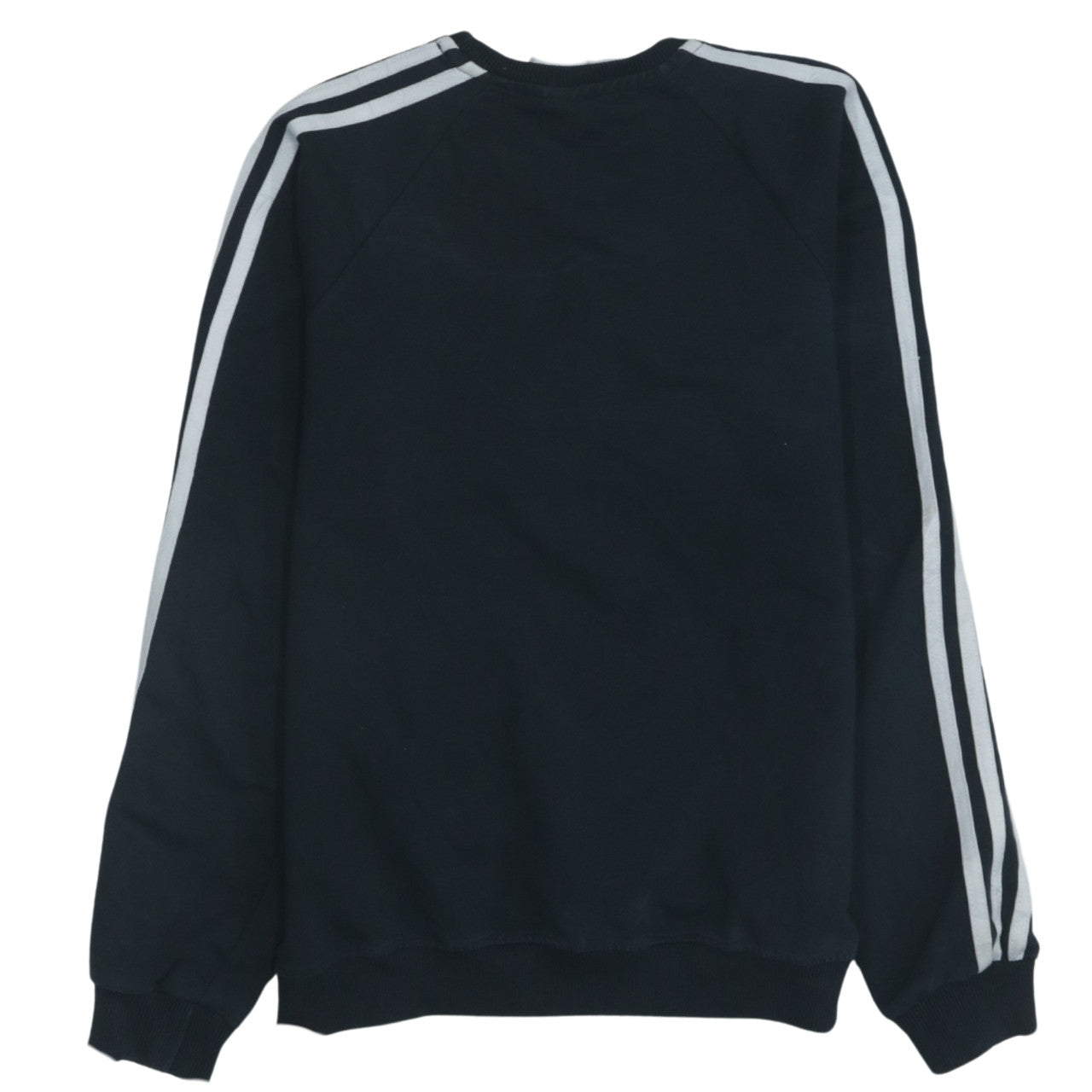 Adidas Womens Black Small Crew Neck Pullover Sweatshirt