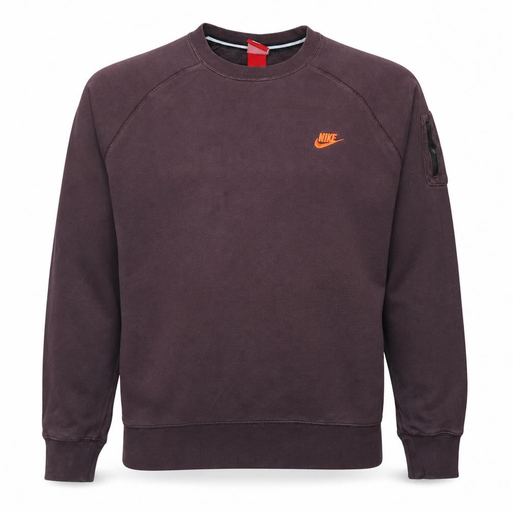 Nike Men's Brown XL Pullover Sweatshirt Crew Neck Cotton