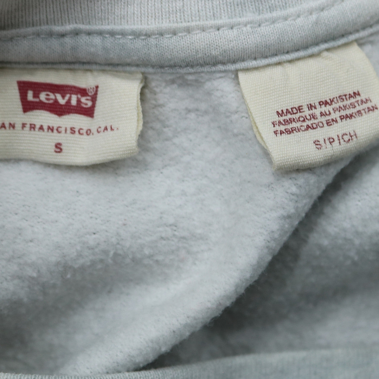Levi’s Womens Blue Tie Dye Pullover Sweatshirt Size S Crew Neck