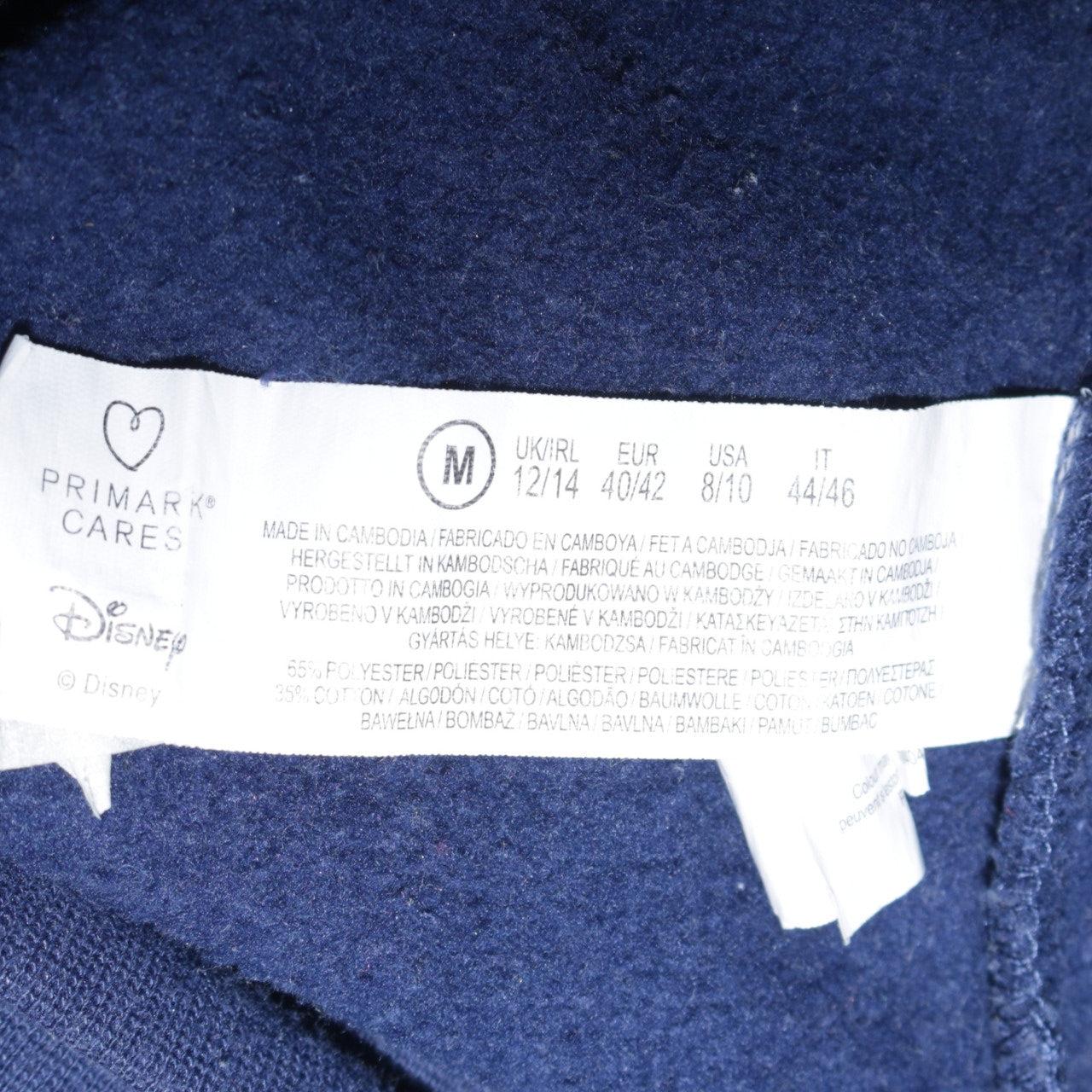 Primark Women Blue Stitch Pullover Hoodie Size 12/14