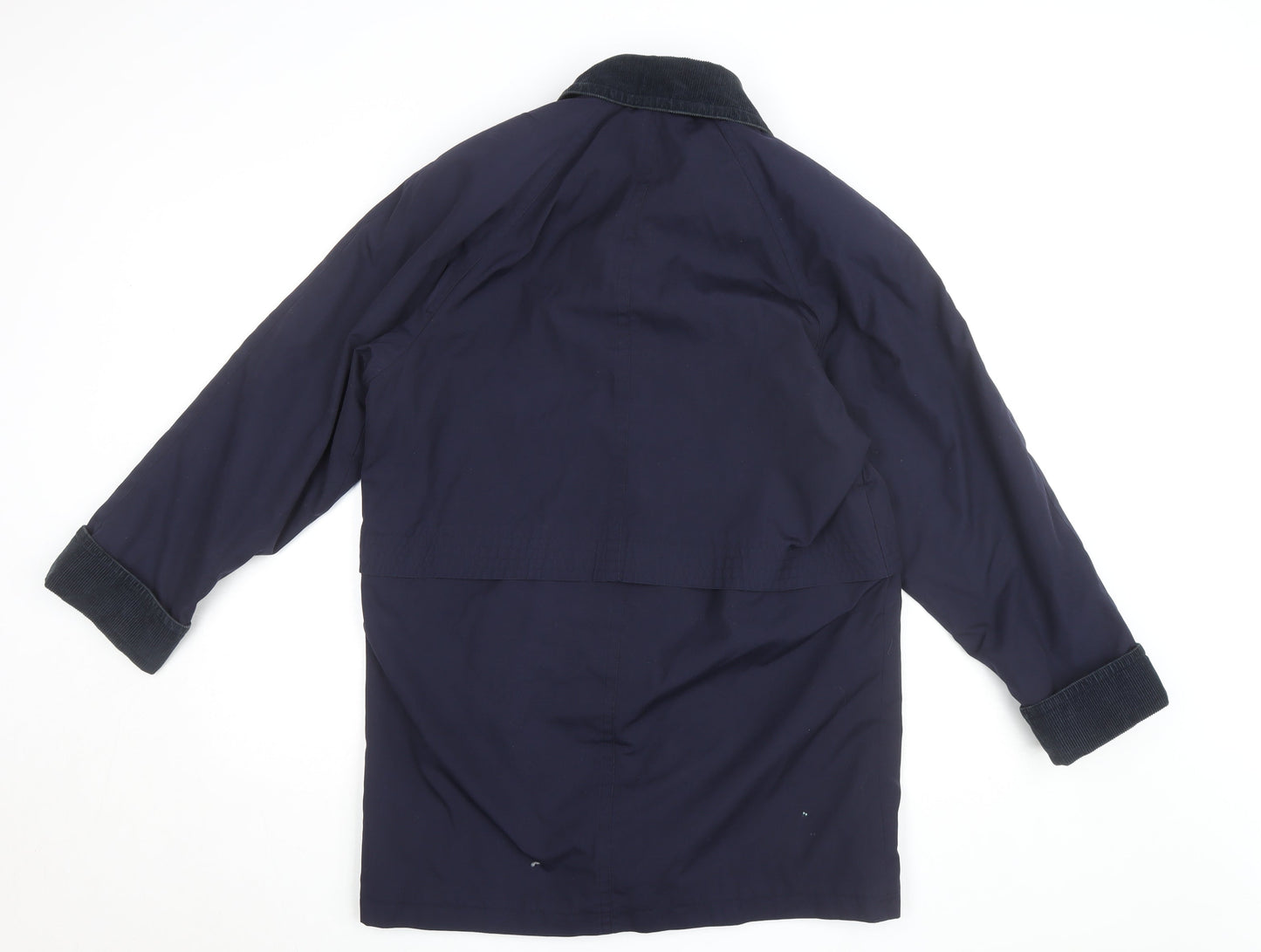 St. Bernard Women's Blue Size 10 Lined Mid-Length Coat