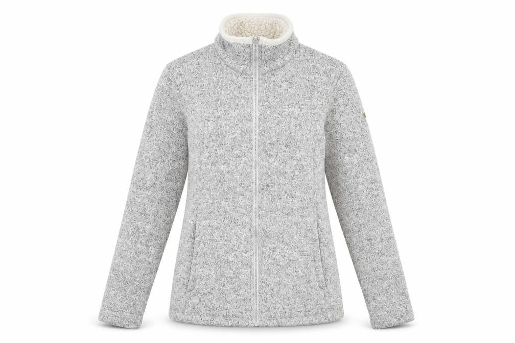 Regatta Womens Grey Fleece Full Zip Jumper Size 12