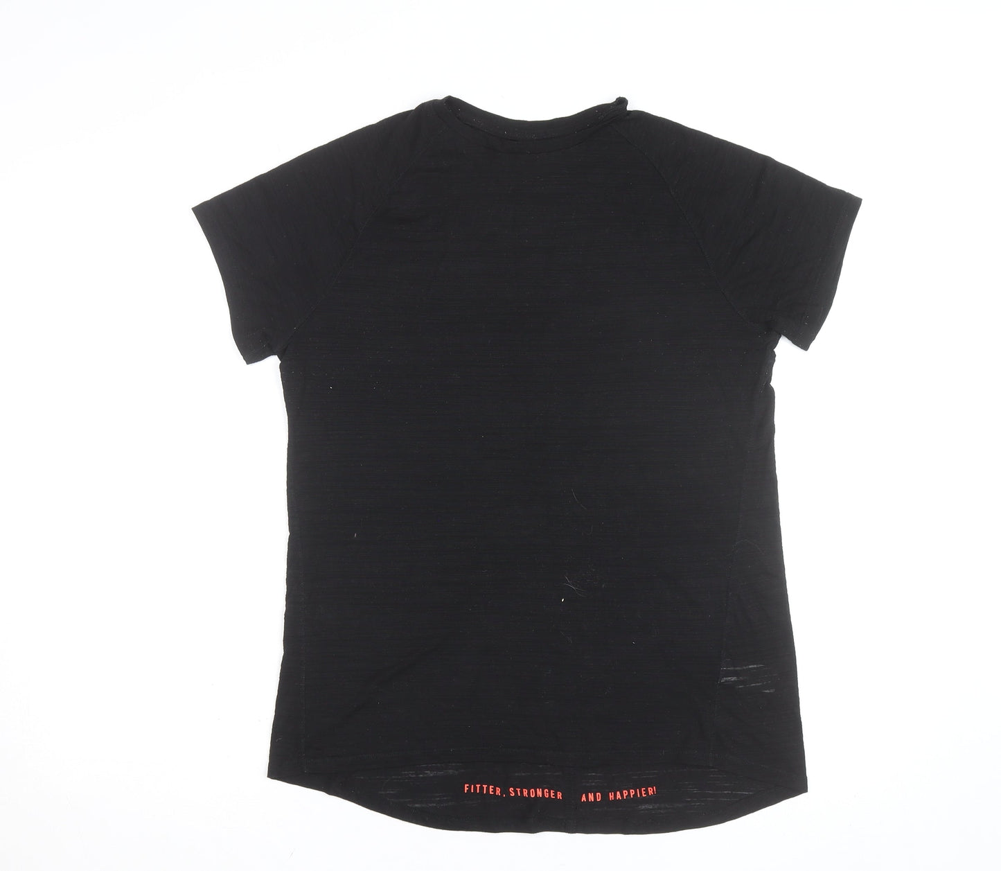 Next Women’s Black Short Sleeve Sports T-Shirt Size 12