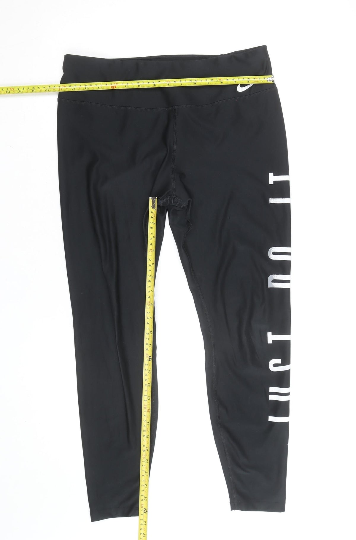 Nike Women's Black Dri-Fit Just Do It Leggings Size L