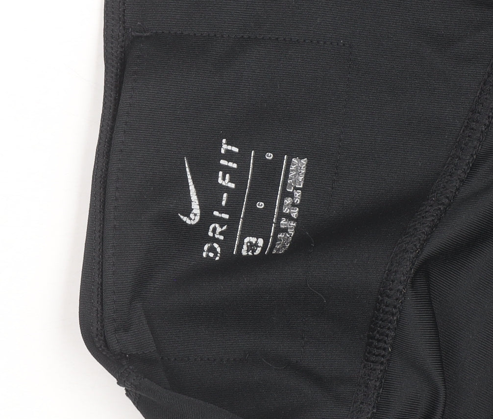 Nike Women's Black Dri-Fit Just Do It Leggings Size L