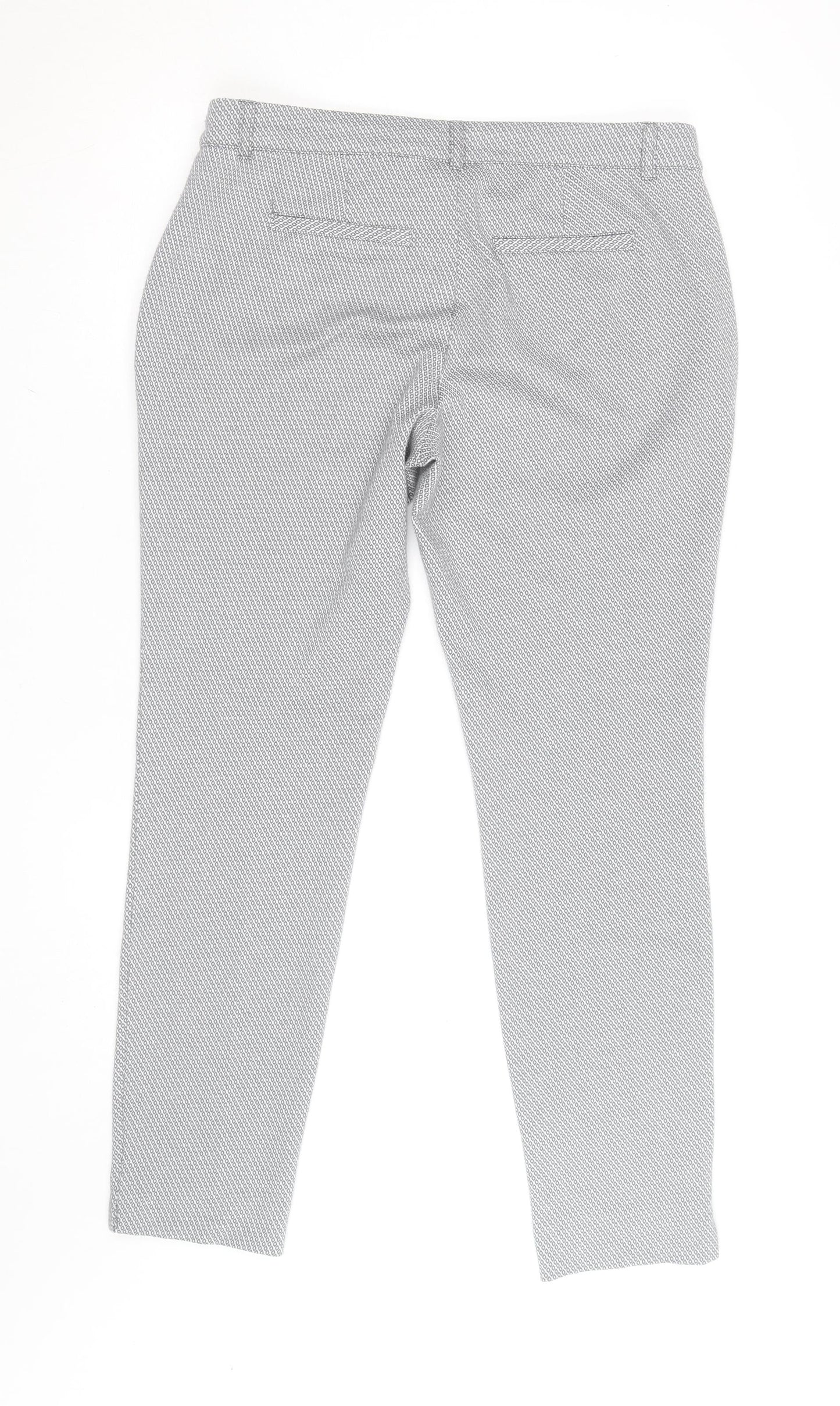 Street One Men's Grey Slim Fit Chino Trousers Size M