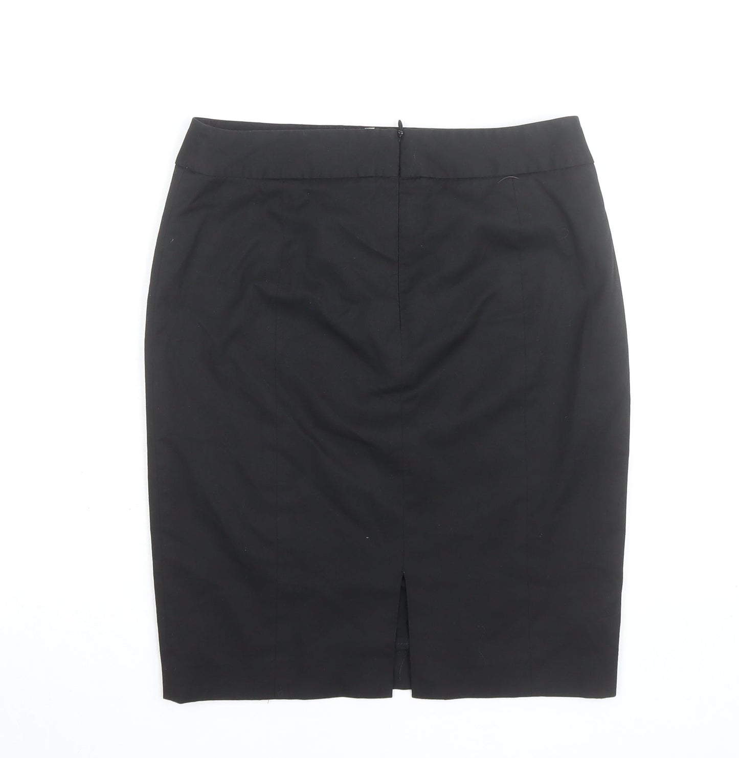 Warehouse Women’s Black Size 10 Knee Length Pencil Skirt