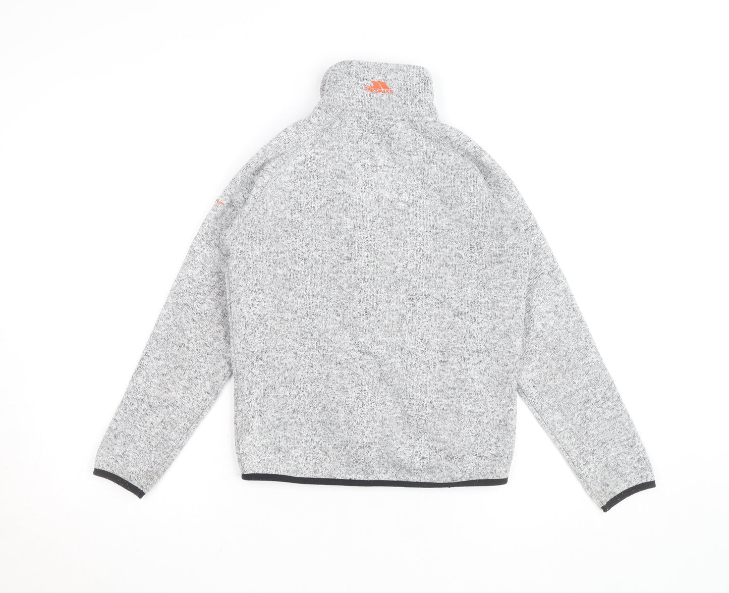 Trespass Boys Grey Full Zip Fleece Jacket Size 9-10 Years Outdoor
