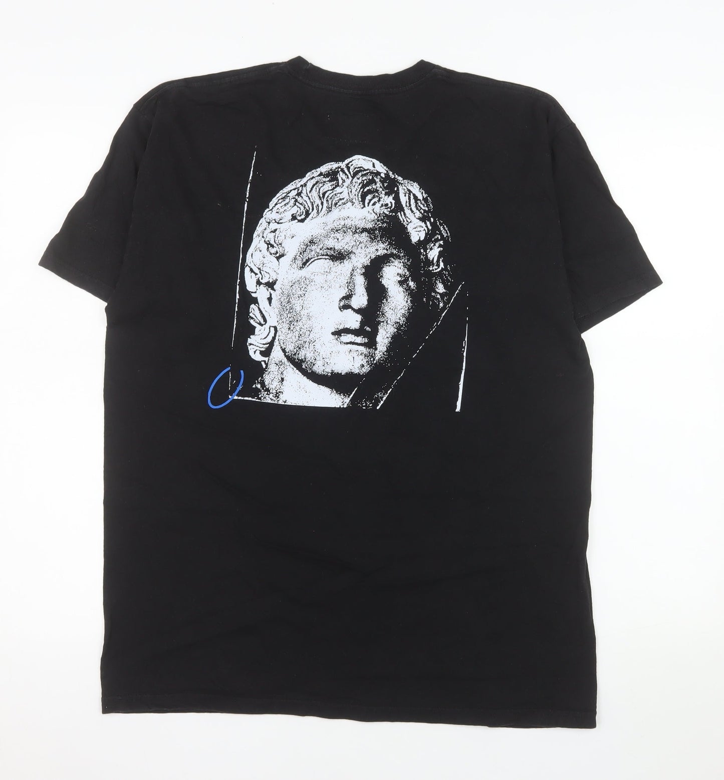 Michelangelo Statue of David Print Cotton T-Shirt UK16 Casual Crew Neck