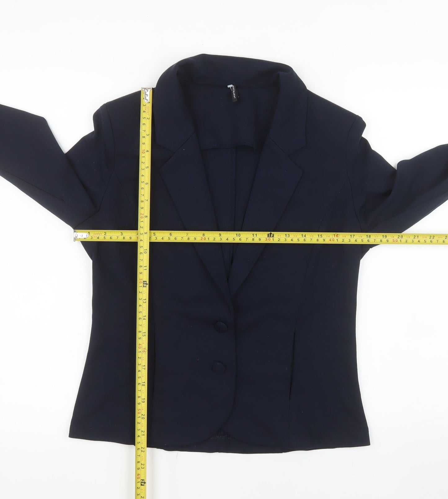 Freequent Women's Blue Tailored Blazer Jacket Size M
