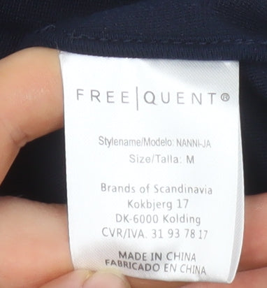 Freequent Women's Blue Tailored Blazer Jacket Size M