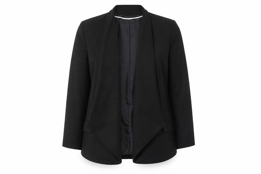 Dunnes Women Black Size 14 Regular Fit Single-Breasted Blazer