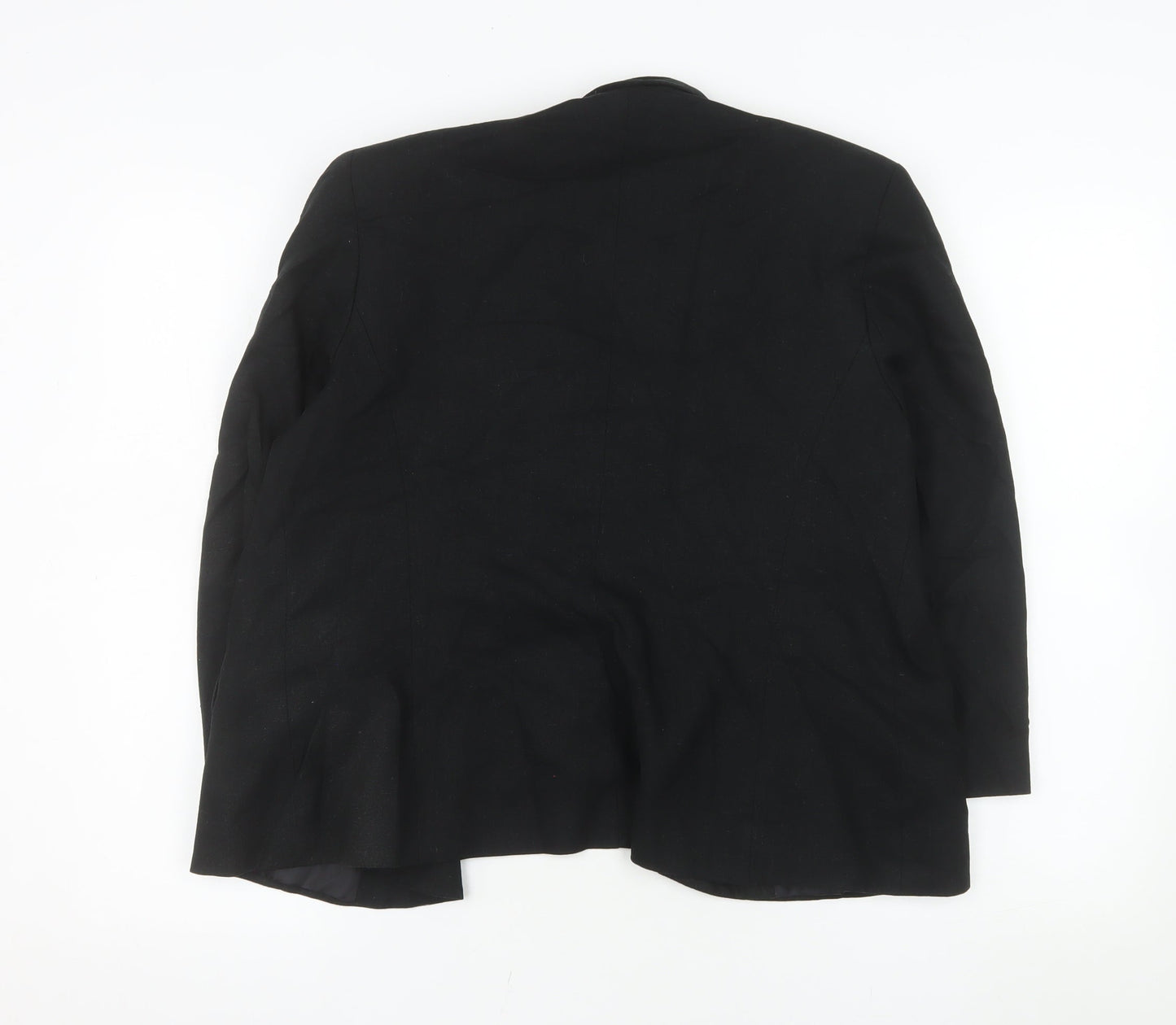 Dunnes Women Black Size 14 Regular Fit Single-Breasted Blazer