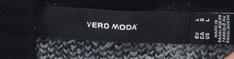 Vero Moda Women’s Black & White Houndstooth Cardigan L Knit