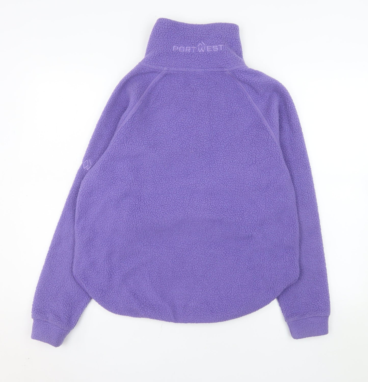 Portwest Women XS Purple Fleece 1/4 Zip Pullover Sweatshirt
