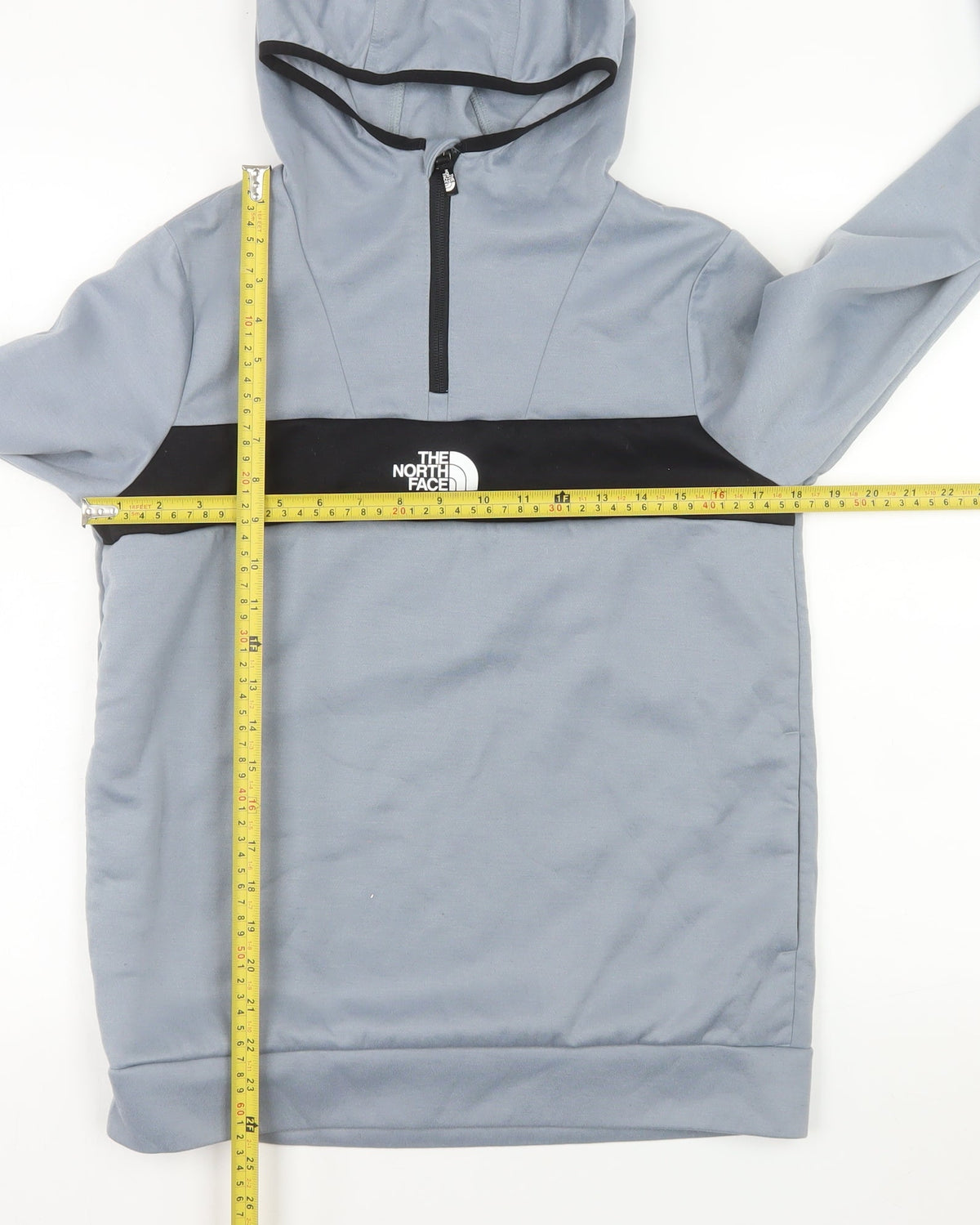 The North Face Boys Grey 2XL Pullover Logo Hoodie