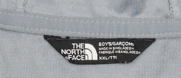 The North Face Boys Grey 2XL Pullover Logo Hoodie