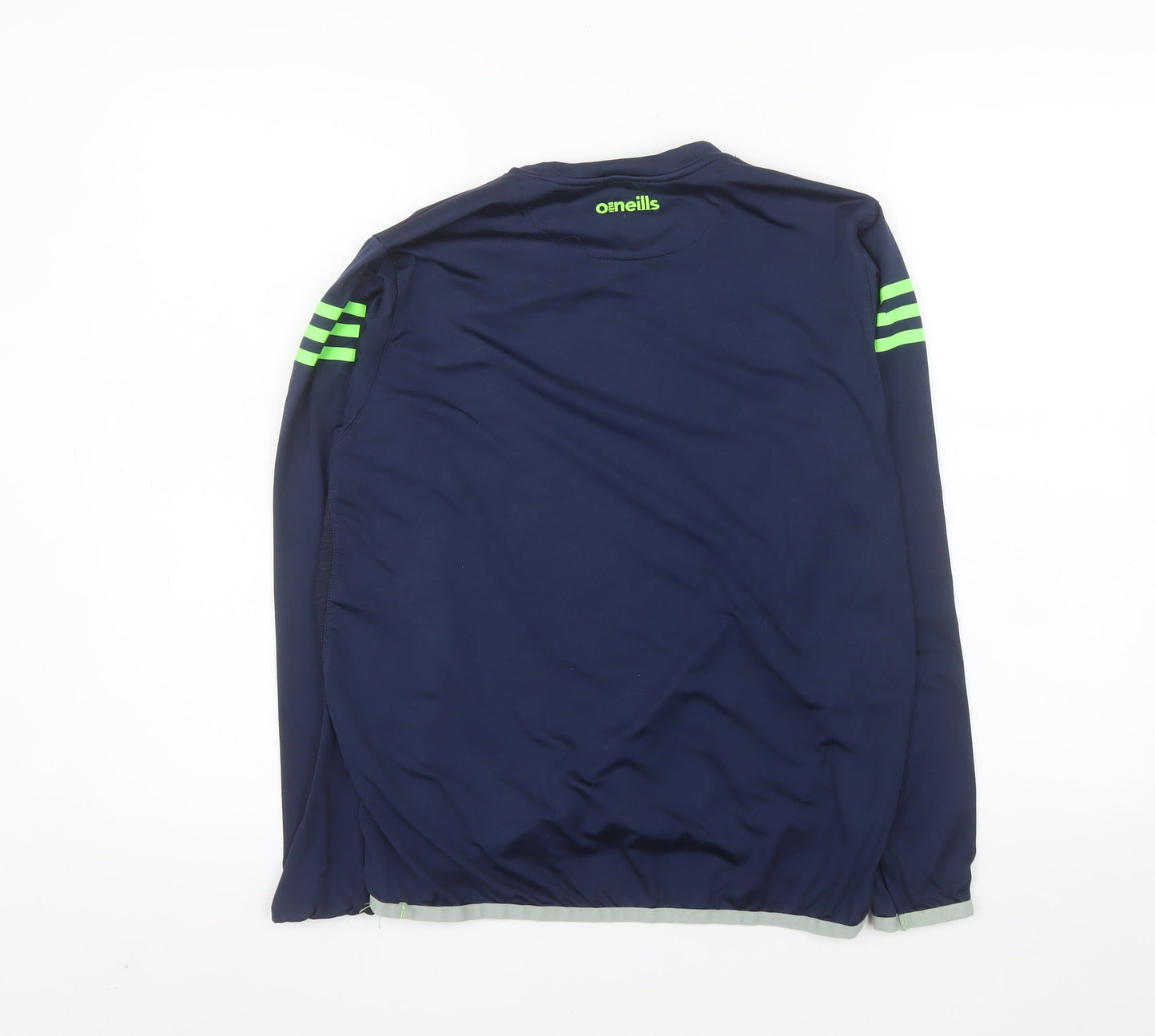 O'Neills Boys Blue Kerry GAA Long Sleeve Pullover Training Top Age 13