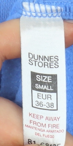 Dunnes Stores Women's Blue Small Crew Neck Manhattan New York Sweatshirt