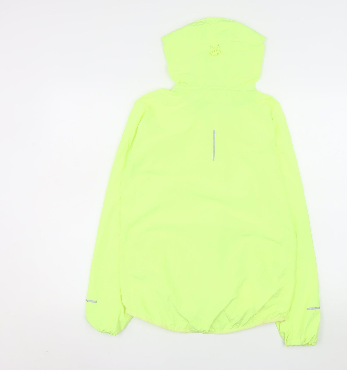 Atmosphere Women’s Yellow Hooded Windbreaker Jacket Size 10