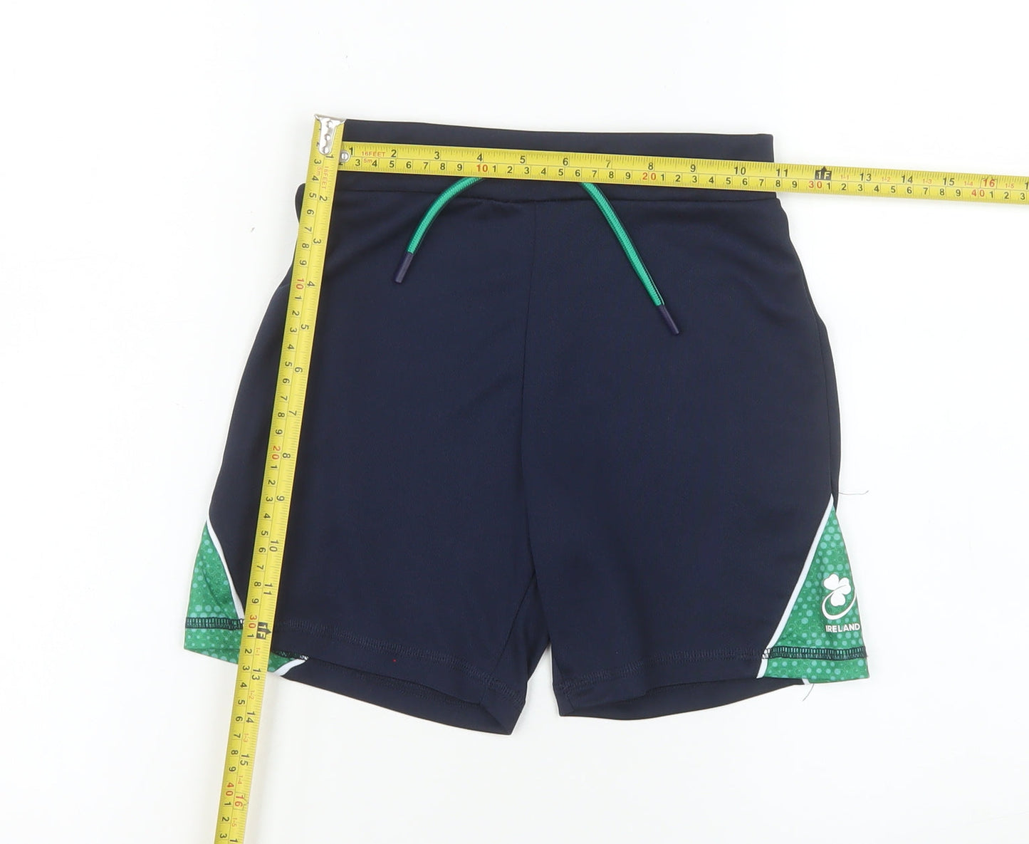 Dunnes Stores Boys Navy Blue 7-8 Years Athletic Shorts with Drawstring