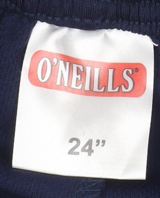 O’Neills Boys Blue Athletic Sports Shorts 24in Polyester Lightweight
