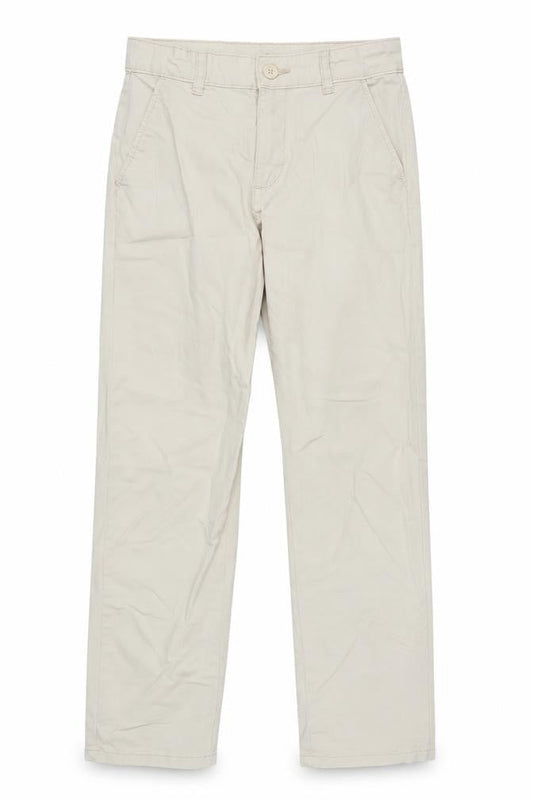 Dunnes Boys Beige Chino Trousers 10-11 Years Cotton Blend