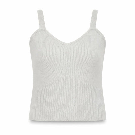 Nicole Miller Women's Grey Knit Camisole Tank Top Size S