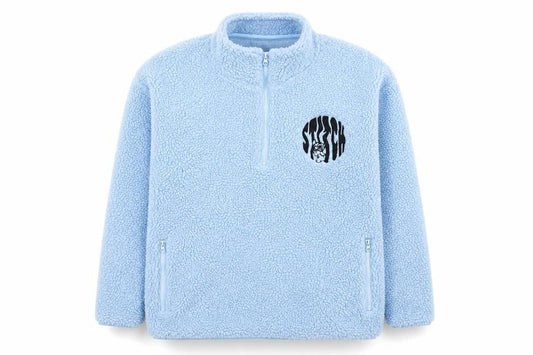 Disney Women’s Blue XS Fleece Stitch 1/4 Zip Jacket