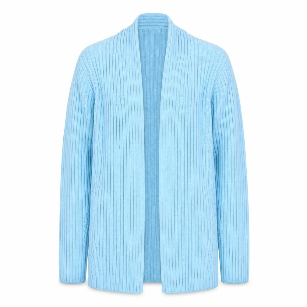 Signature Experience Women's Blue Open Knit Cardigan M