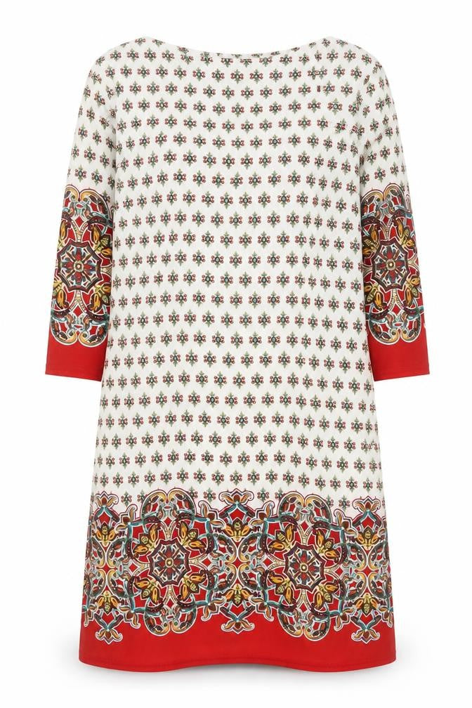 Atmosphere Women’s Multicoloured Geometric Shift Dress Size 12