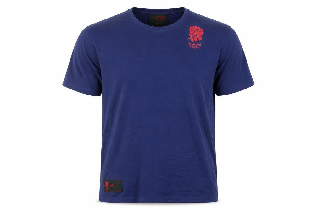 Fanatics England Rugby Men's Blue Cotton T-Shirt Size L