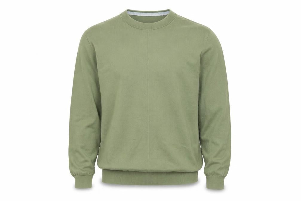 Paul Smith Men’s Green Cotton Crew Neck Jumper Size L