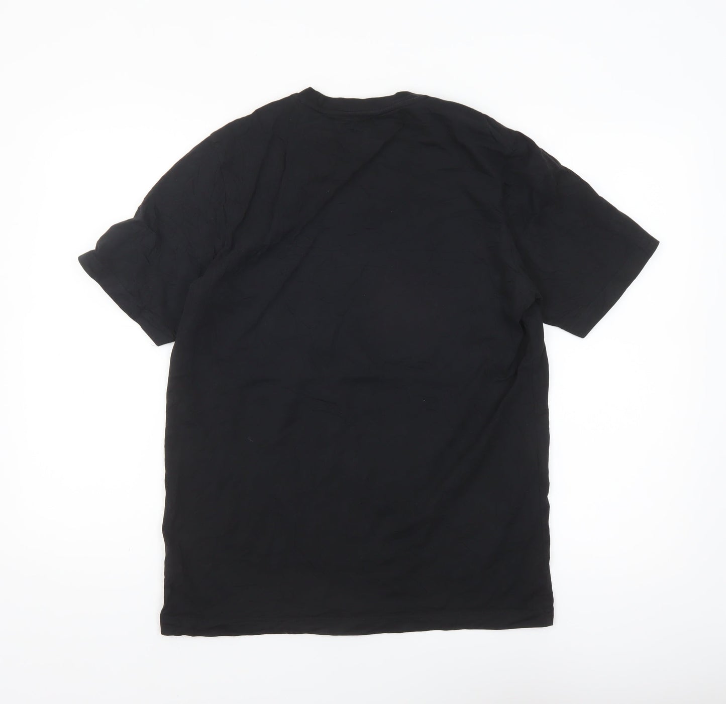Adidas Men’s Black Cotton Short Sleeve Crew Neck T-Shirt M