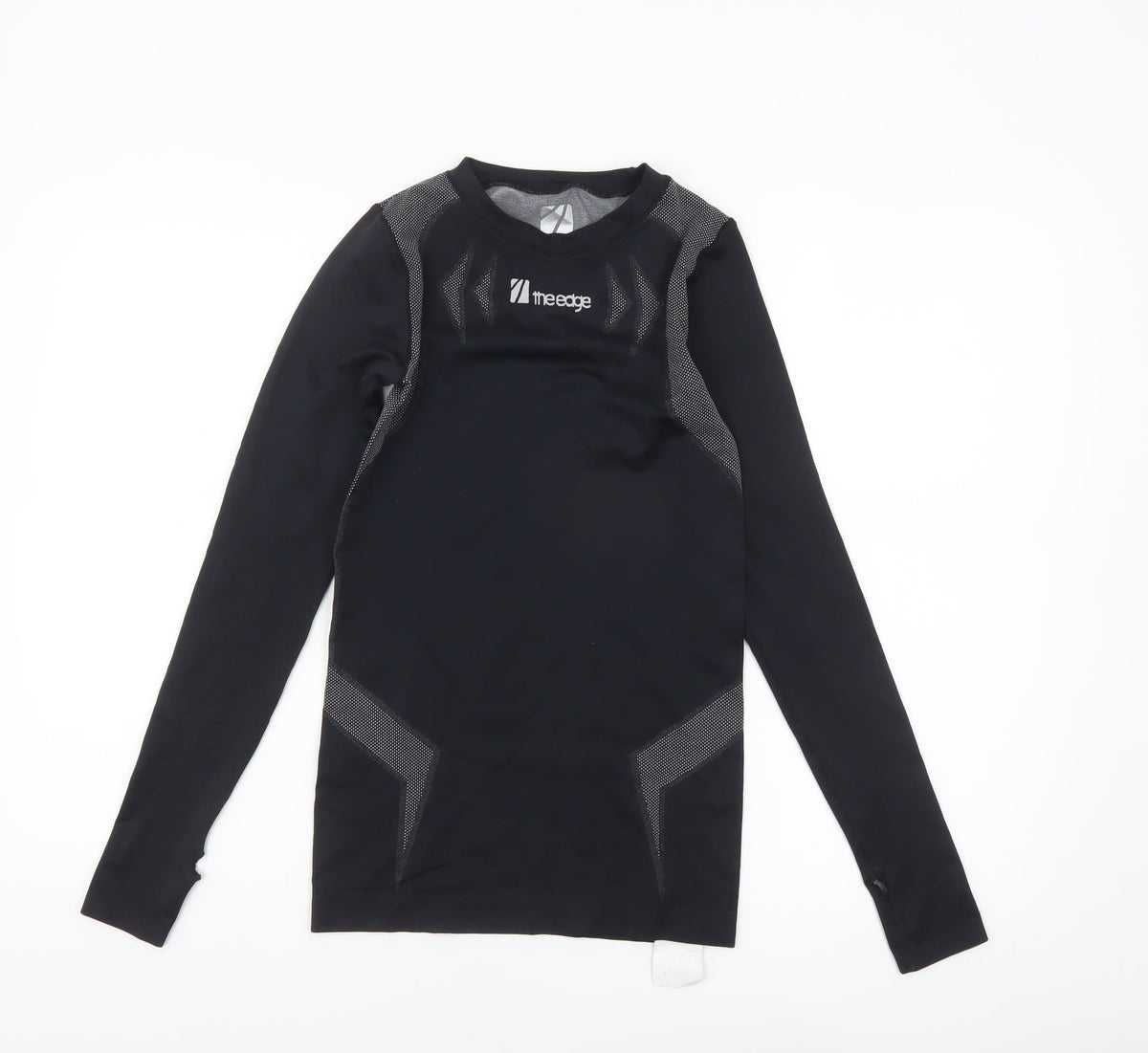 The Edge Womens Black XS Long Sleeve Compression Top