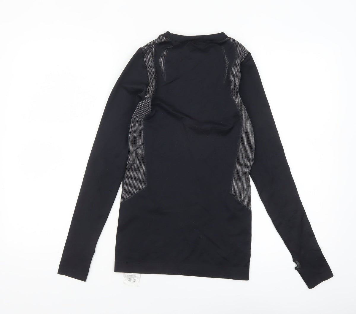The Edge Womens Black XS Long Sleeve Compression Top