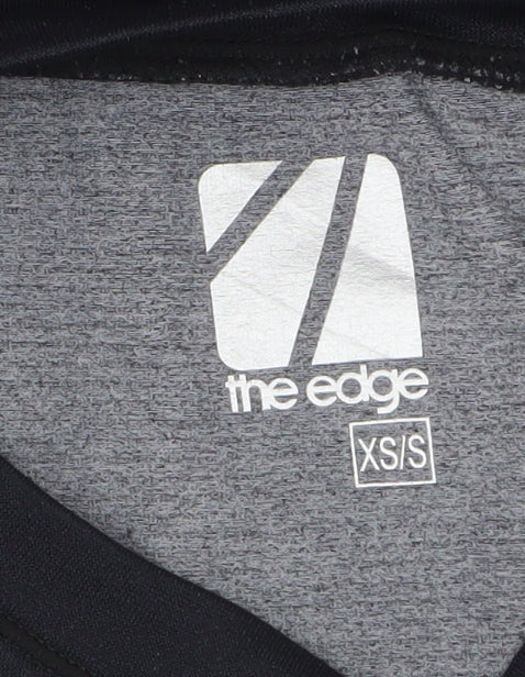 The Edge Womens Black XS Long Sleeve Compression Top