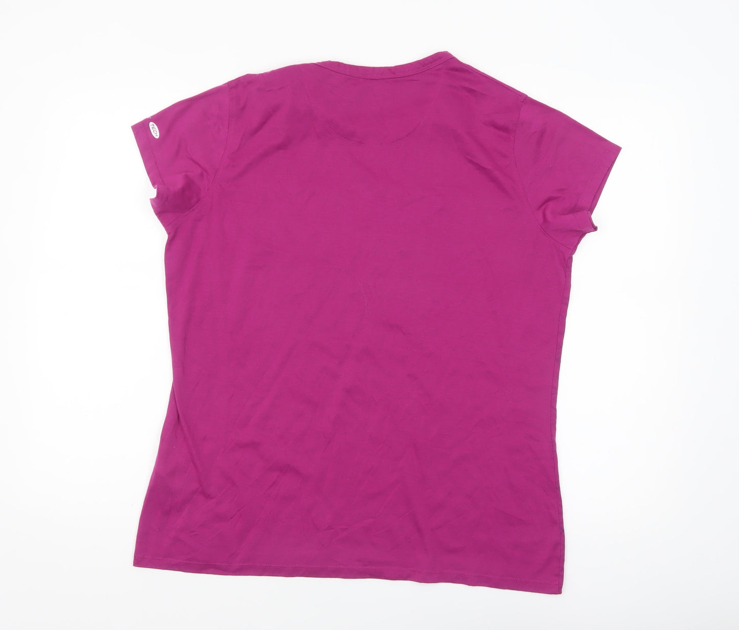 Regatta Womens Purple Short Sleeve Adventure Tech T-Shirt Size 18