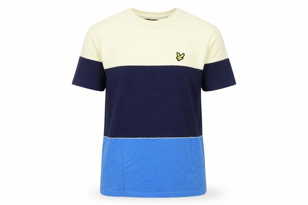 Lyle & Scott Men's Multicoloured Crew Neck Cotton T-Shirt Size S