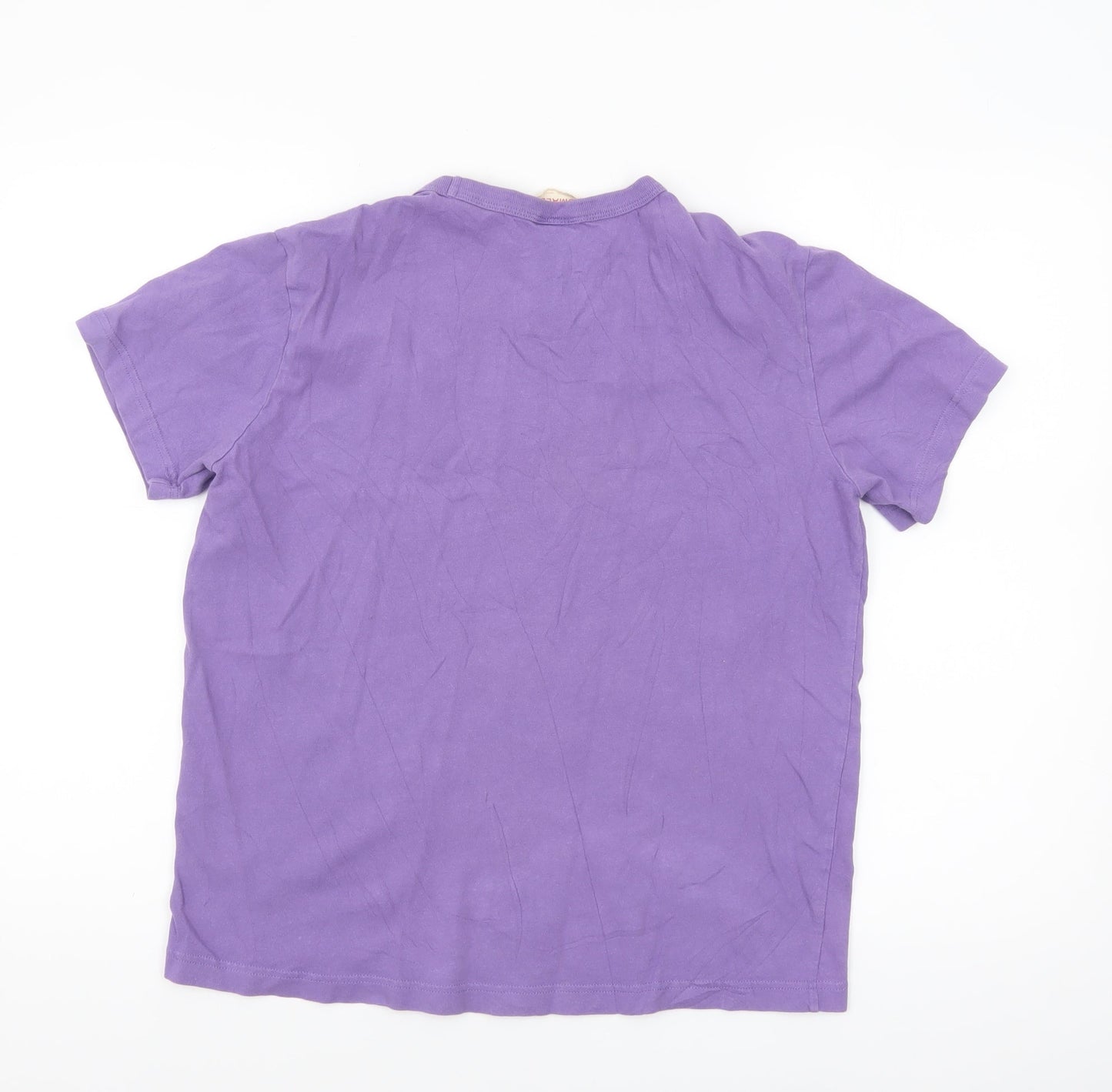 Champion Womens Purple Small Basic Cotton T-Shirt