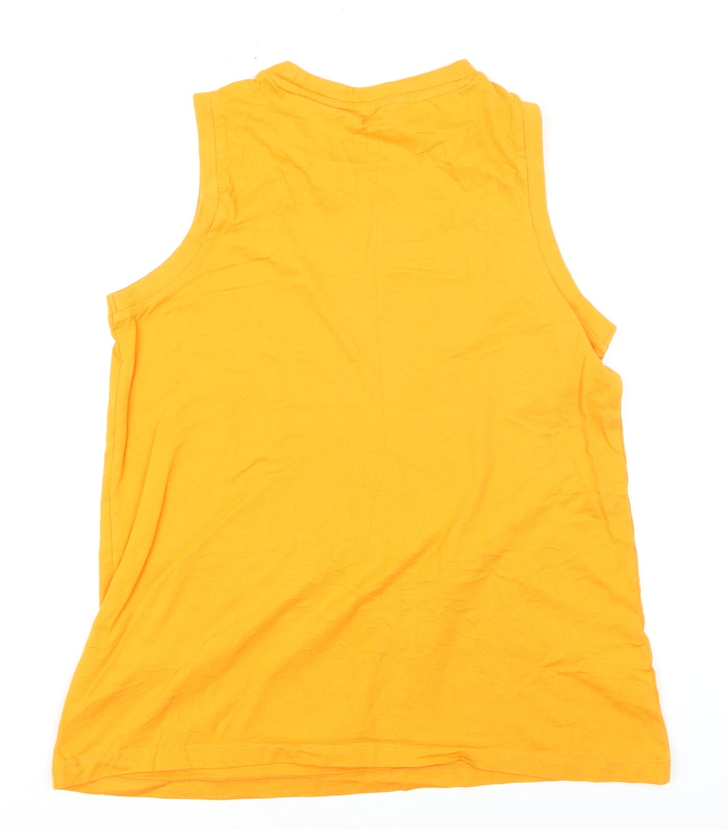 Capsule Women Orange Size 12 Sleeveless Cotton Tank Top