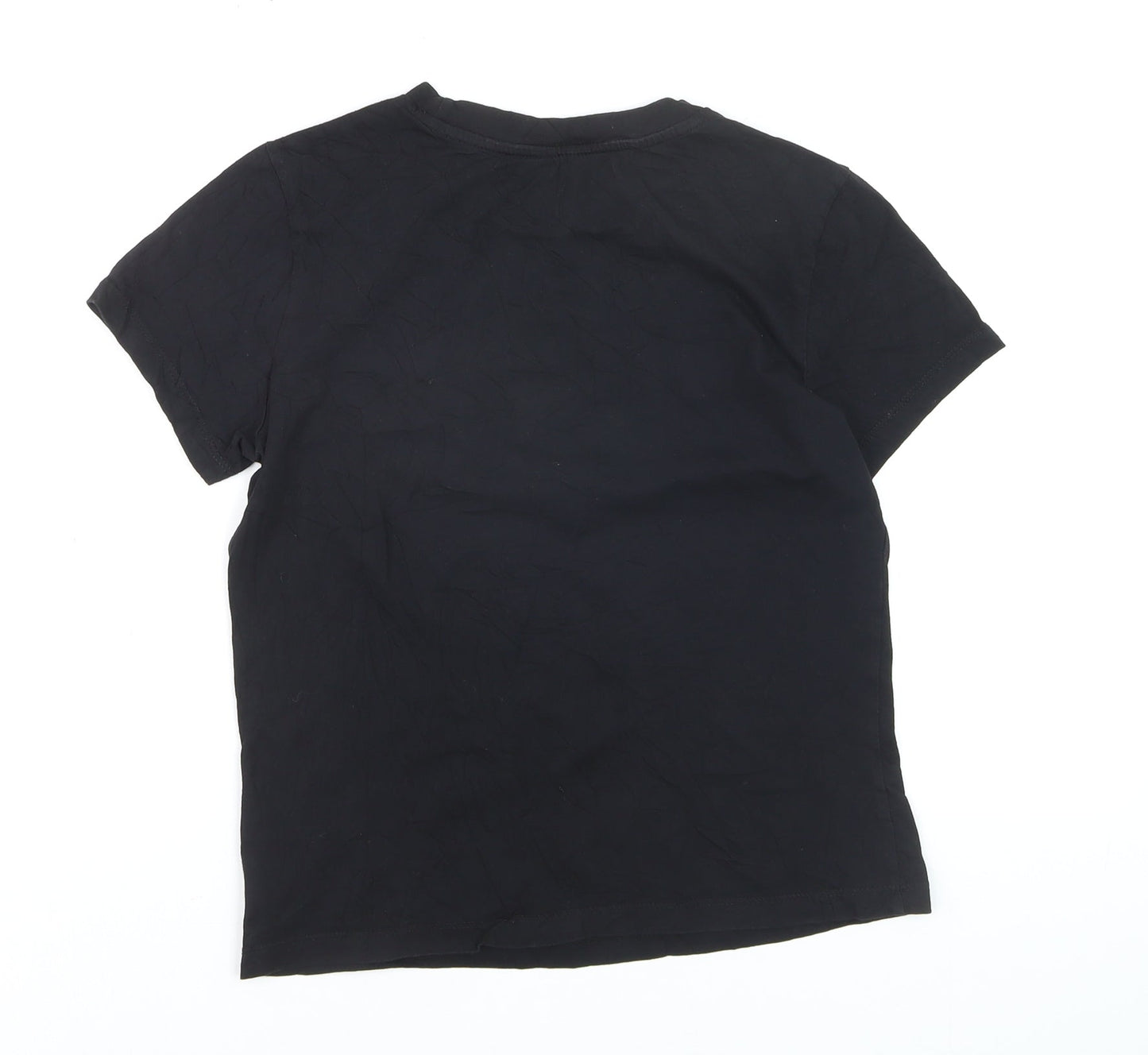 Vans Men’s Black Small Logo Graphic Regular Fit T-Shirt